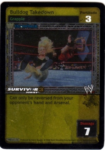 Bulldog Takedown (Throwback) (SS3) Foil